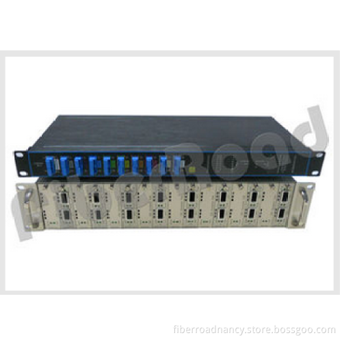 10G Media Converter Rackmounted 1U Management CWDM DWDM